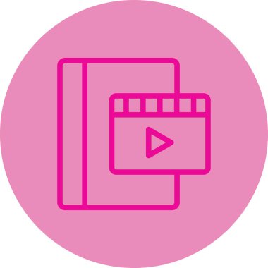 kitap simgesi vektör illüstrasyonu