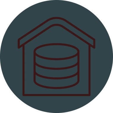 Ev simgesi vektör illüstrasyonu