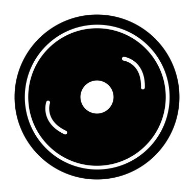 Sıkıştırılmış Disk web simgesi, vektör illüstrasyonu