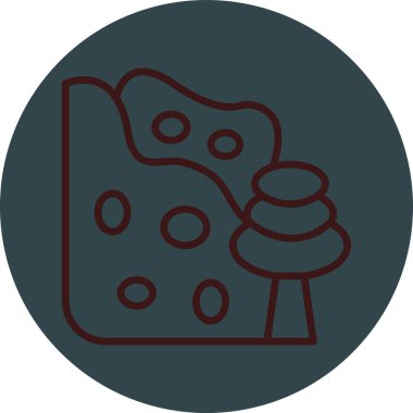 Gıda simgesinin vektör illüstrasyonu