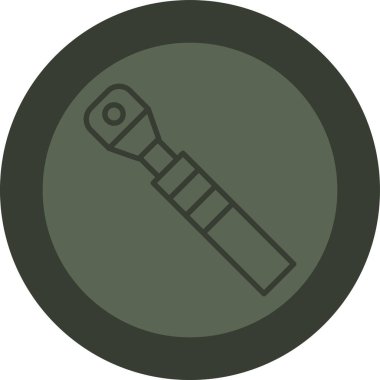 askeri vektör illüstrasyonu modern simge