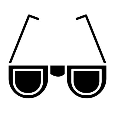gözlük ikonu vektör illüstrasyonu