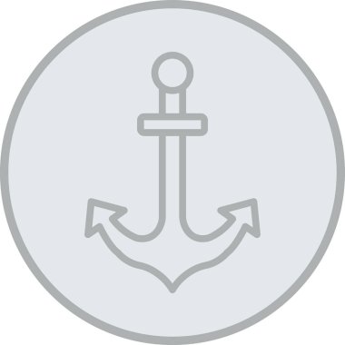 çapa simgesi vektör illüstrasyonu