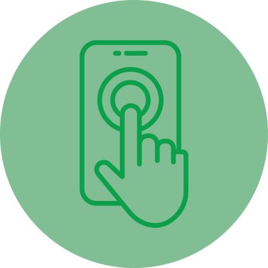 akıllı telefon simgesi vektör illüstrasyonu