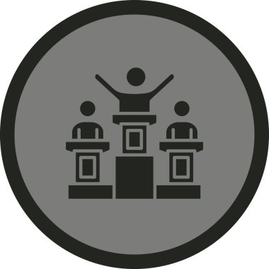 İnsan simgesinin vektör illüstrasyonu