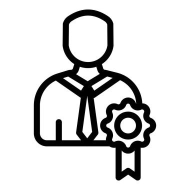 Rozet simge vektör çizim