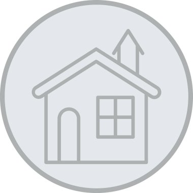 ev simgesi, vektör illüstrasyonu