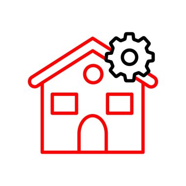 dişli simgesi vektör illüstrasyonu