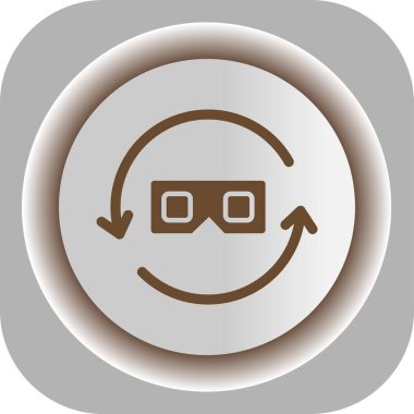 gözlük, gözlük, sembol, vektör illüstrasyonu