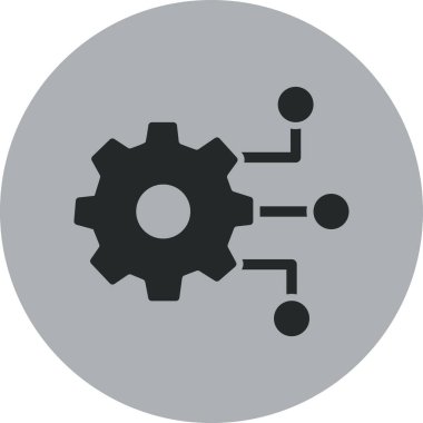 Teçhizat Web simgesi basit illüstrasyon