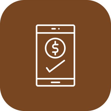 Vektör Mobil simge illüstrasyonu