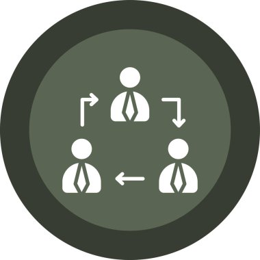 İnsan simgesinin vektör illüstrasyonu