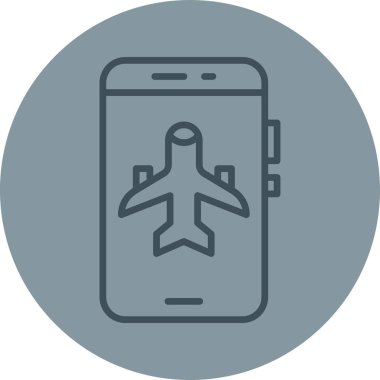 akıllı telefon simgesi vektör illüstrasyonu