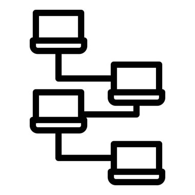 ağ paylaşım simgesi çizimi