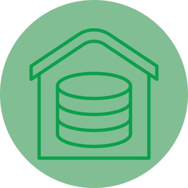 Ev. Web simgesi basit illüstrasyon