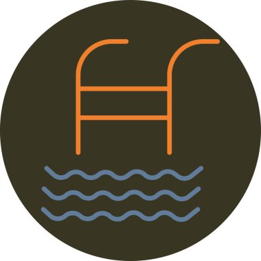 Bir çember ve yuvarlak simgenin gösterimi