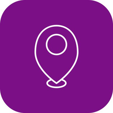 Harita işaretleyici vektör simgesi