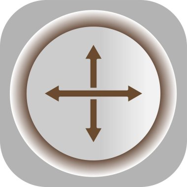 Ok simgesi. ok simgesinin vektör illüstrasyonu