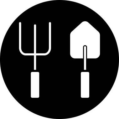 Restoran. Web simgesi basit illüstrasyon