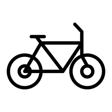 bisiklet ikonu vektör illüstrasyonu