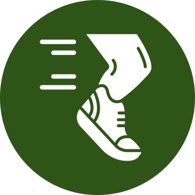 Yeşil ve beyaz ayakkabıların vektör çizimi