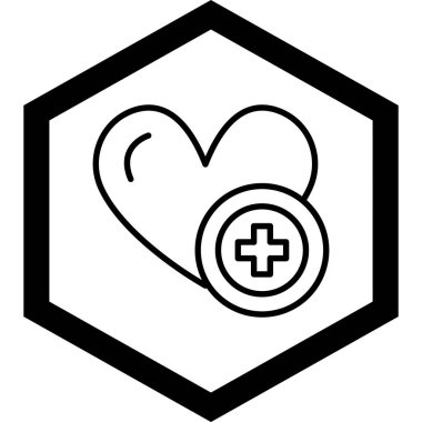 tıbbi simge vektör illüstrasyonu