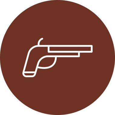 silah simgesi vektör illüstrasyonu