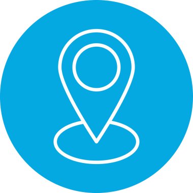 konum haritası imleci simgesi - taslak biçimi