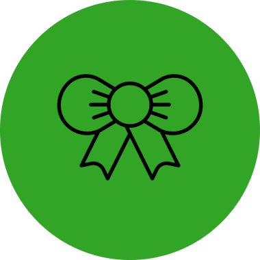 Bir çelenk simgesinin vektör çizimi