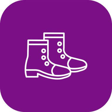 Çizme ikonu vektör illüstrasyonu