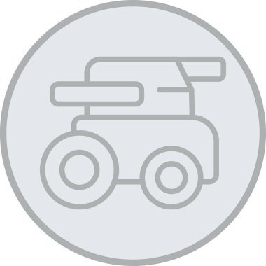 Modern otomatik simgenin vektör illüstrasyonu