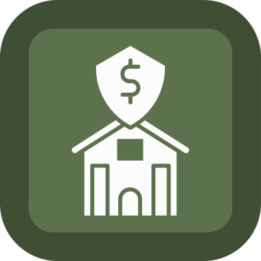 Ev. Web simgesi basit illüstrasyon