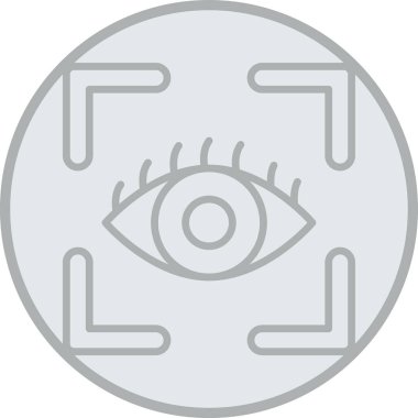 Göz simgesi vektör illüstrasyonu