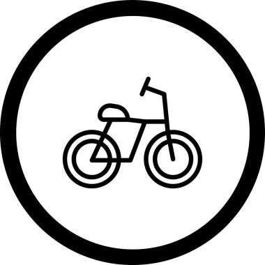 Kişisel ve ticari kullanım için vektör bisiklet simgesi.