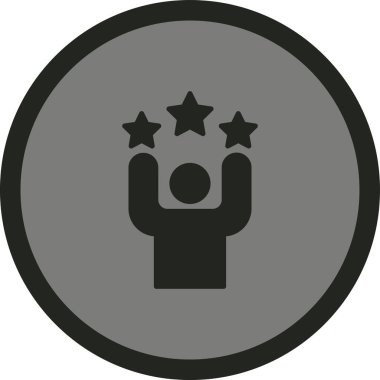 yıldız simgesi vektör illüstrasyonu