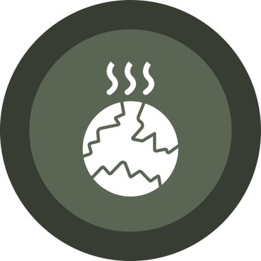 Bir gaz simgesinin vektör illüstrasyonu