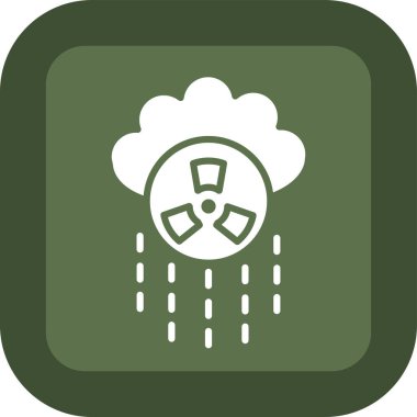 yağmur bulutu hava vektörü simgesi