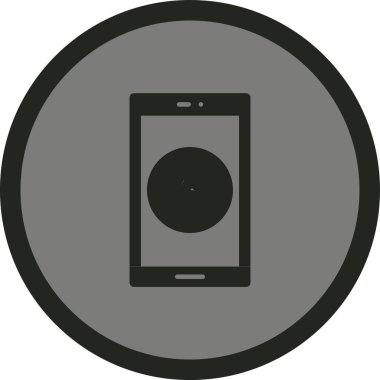 Telefon simgesinin vektör illüstrasyonu