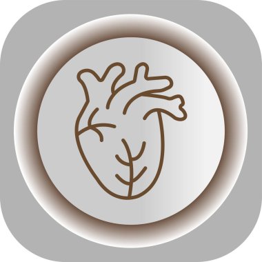 Benzersiz aşk vektör çizgisi simgesi