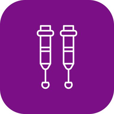 test tübü ikon vektör çizimi