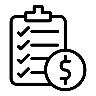 belge simgesi vektör illüstrasyonu