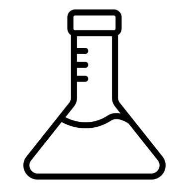 laboratuvar test simgesi, vektör illüstrasyonu