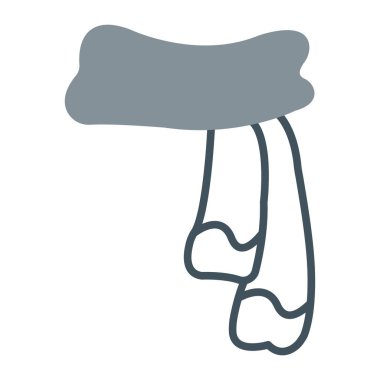 Mantar. Web simgesi basit tasarım