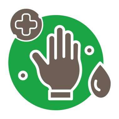 Bir elin vektör illüstrasyonu