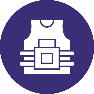 Modern simgenin vektör illüstrasyonunda güvenlik simgesi eksikliği