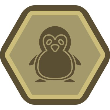 İzole edilmiş bir kuş simgesinin gösterimi