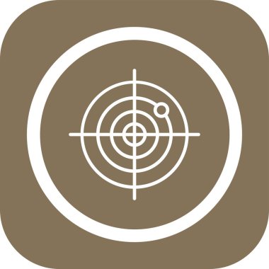 hedef simge vektör illüstrasyonu