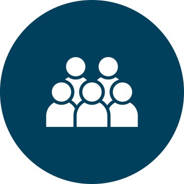 İnsan simgesinin vektör illüstrasyonu