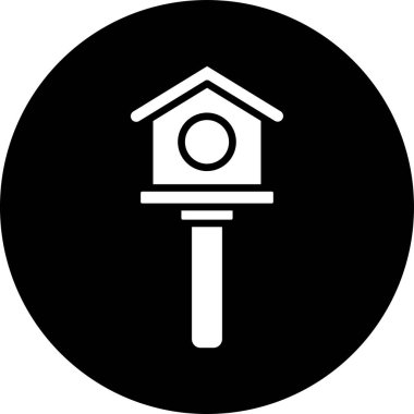 Ev. Web simgesi basit illüstrasyon