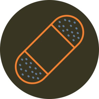 Hap simgesinin vektör illüstrasyonu